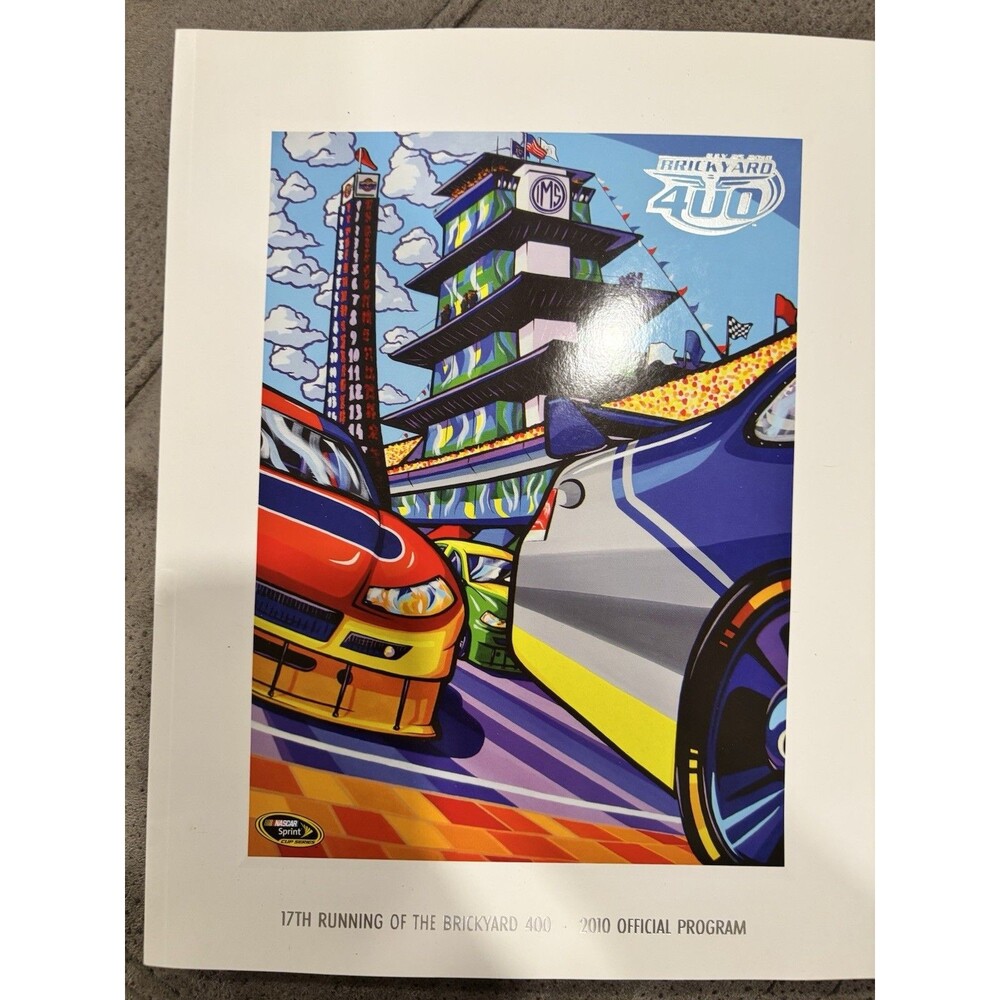 2010 Brickyard 400 NASCAR Official Race Program Racing Indianapolis Speedway